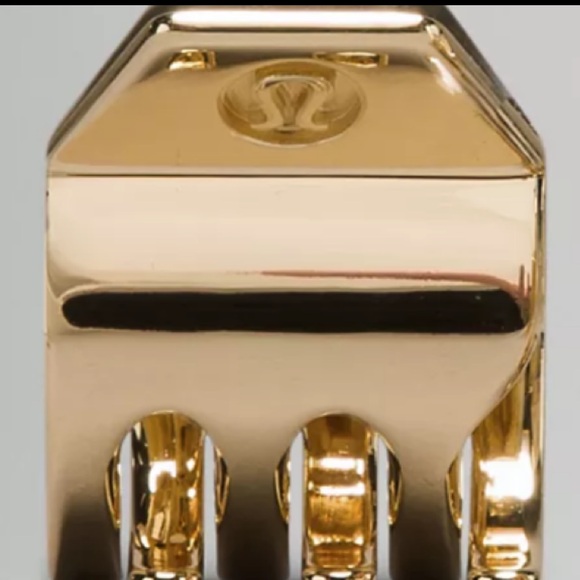 Lululemon Gold Metal Hair Clips! - Picture 2 of 5